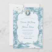 Invitation Toile Mariage de la crête de paysage (Devant)