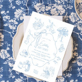 Invitation Toile Peter the Rabbit Beatrix Baby Shower