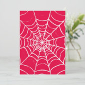 Invitation Toile rose (Debout devant)