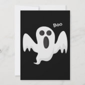 Invitation toiles d'araignée Orange Éffrayant Adult Halloween (Dos)