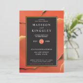 Invitation Tomate d'automne incroyable Mariage budget (Debout devant)