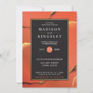 Invitation Tomate d'automne incroyable Mariage budget