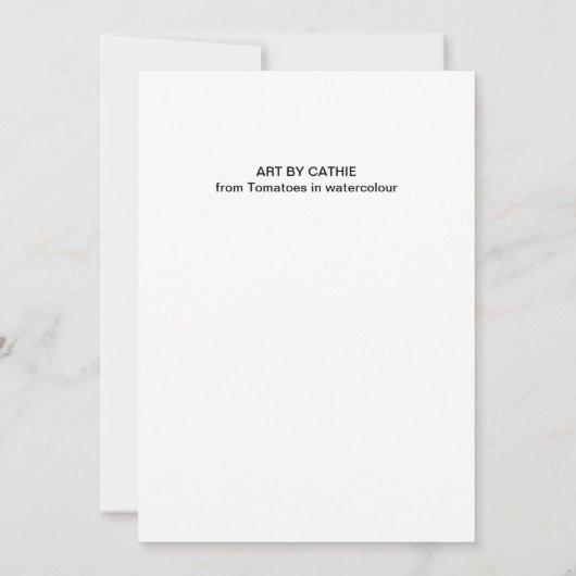 Invitation Tomates (Dos)