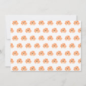 Invitation Tombe dans l'amour Citrouille Baby shower Invitati (Dos)