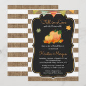 Invitation Tomber amoureux de la mariée pour être Fête des ma (Devant / Derrière)