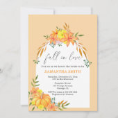 Invitation Tomber amoureux Fête des mariées Citrouille (Devant)