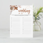 Invitation Tomber amoureux | Fête des mariées mariage A-Z (Debout devant)