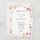 Invitation tomber dans la Fête des mariées d'amour (Devant)