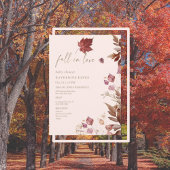 Invitation Tomber dans l'amour Automne Li l Citrouille Blush 