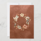 Invitation Tomber dans l'amour Automne nuptiale Thé Douche (Dos)