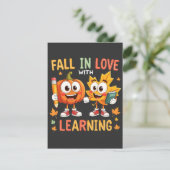 Invitation Tomber dans l'amour avec l'école d'apprentissage (Debout devant)