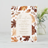 Invitation Tomber dans l'amour | Baby shower (Debout devant)