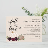 Invitation Tomber dans l'amour Bourgogne Fête des mariées Cit (Debout devant)