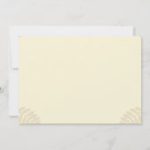 Invitation Tomber dans l'amour citrouille Automne Baby shower (Dos)