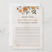 Invitation Tomber dans l'amour | Fête des mariées de jeu de m (Devant)