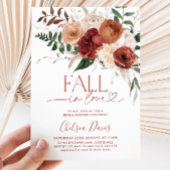 Invitation Tomber dans l'amour Fête des mariées florale