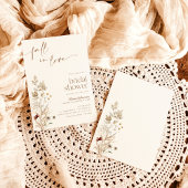 Invitation Tomber dans l'amour Fête des mariées Invitation, F