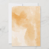 Invitation Tomber dans l'amour Fleurs d'automne Baby shower C (Dos)