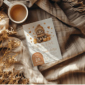 Invitation Tomber dans l'amour Petit Teddy Ours Citrouille Ba