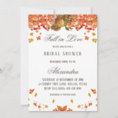 Invitation Tomber dans l'amour Rustique Fête des mariées d'au (Devant)