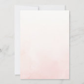 Invitation Tomber dans l'amour Terracotta Turquoise Fête des  (Dos)