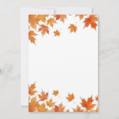 Invitation Tomber dans le Baby shower de l'amour (Dos)