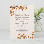 Invitation Tomber dans l'invitation de l'amour, tomber dans l (Debout devant)