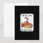 Invitation Tombez amoureux de Jésus, Il ne quitte jamais Cami (Devant / Derrière)