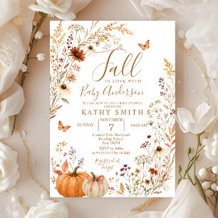Invitation Tombez amoureux de la Baby Shower