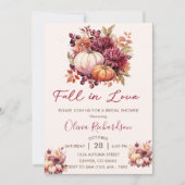 Invitation Tombez amoureux de la douche de la mariée à la cit (Devant)