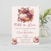 Invitation Tombez amoureux de la fête prénatale de la mariée  (Debout devant)