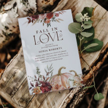 'Tombez amoureux' Fleurs d'automne Fête de mariage