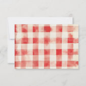 Invitation tombole de baby shower de bébé-Q (Dos)