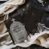 Invitation Tombstone Grave Erreur d'Halloween