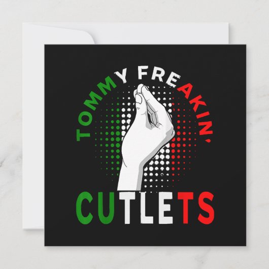 Invitation Tommy Cutlets (Devant)