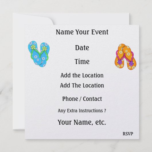 Invitation Tongs - SRF (Dos)