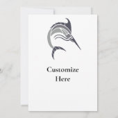 Invitation Tonnerre de poisson-épée (Dos)