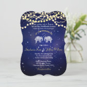 Invitation TONNES D'AMOUR / ECLAIRAGE Nuit Mariage Invite (Debout devant)