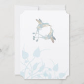 Invitation Tons de terre rustiques Colibri Baiser Oiseaux de (Dos)
