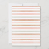 Invitation Tons muets Teddy Bear Beary Premier anniversaire (Dos)