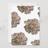 Invitation Tons neutres Floral (Dos)