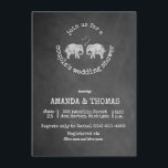 Invitation Tons of Love Chalkboard Le Wedding shower de Coupl<br><div class="desc">Un couple d'éléphants rétro et très artistique, avec des tonnes d'amour l'un pour l'autre pour accueillir ensemble la nouvelle vie. Pour modifier le texte, utilisez l'option personnaliser. Pour des modifications plus étendues du texte, telles que des modifications de la police, de la couleur de police ou de la taille et...</div>
