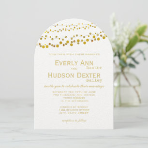 Invitation Tons or moderne Garland Mariage