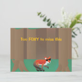 Invitation “Too Foxy for This” Soirée Sassy (Debout devant)
