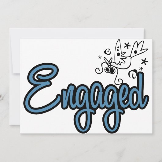 Invitation ToonDoveEngagedBlue (Devant)