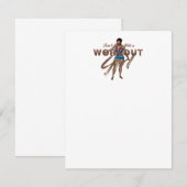 Invitation TOP ne se mêle pas à une fille qui s'entraîne (Devant / Derrière)