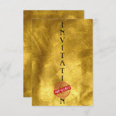 Invitation Top Secret Dance (Devant / Derrière)