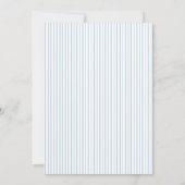 Invitation Topiary Bunny Blue Baby Boy Shower  (Dos)