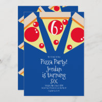 Topings de la partie de pizza géométrique Annivers