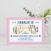 Invitation TopOne Rose Pilote de combat thème premier anniver (Debout devant)